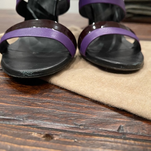 Auth Bottega Veneta Purple Heels - Picture 3 of 10